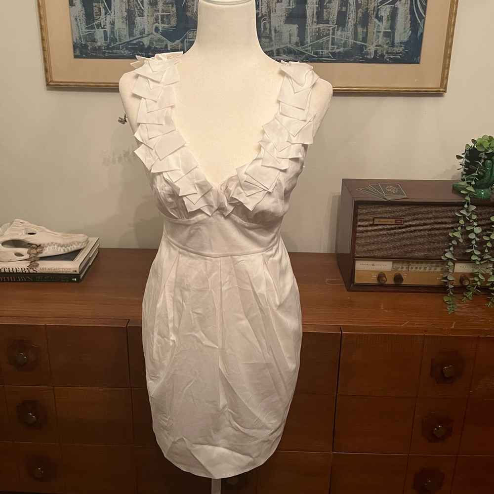 BCBG maxazaria white dress